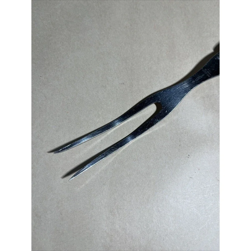 Cutco No.1027 Carving Fork‎ w/Brown Handle Made In USA